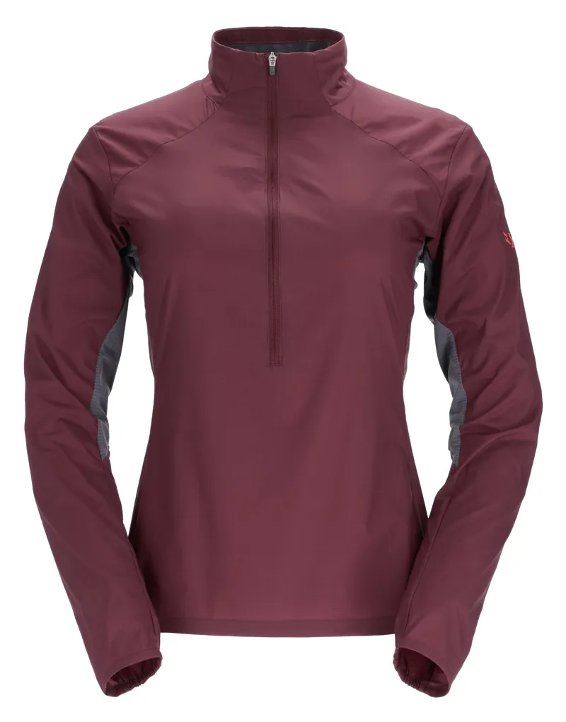 Rab Women's Windveil Pull-On Jacket in Deep Heather/Graphene